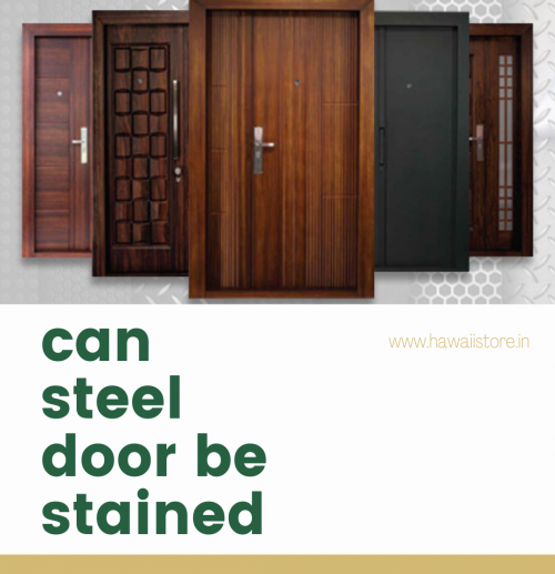 Can_Steel_Door_Be_Stained